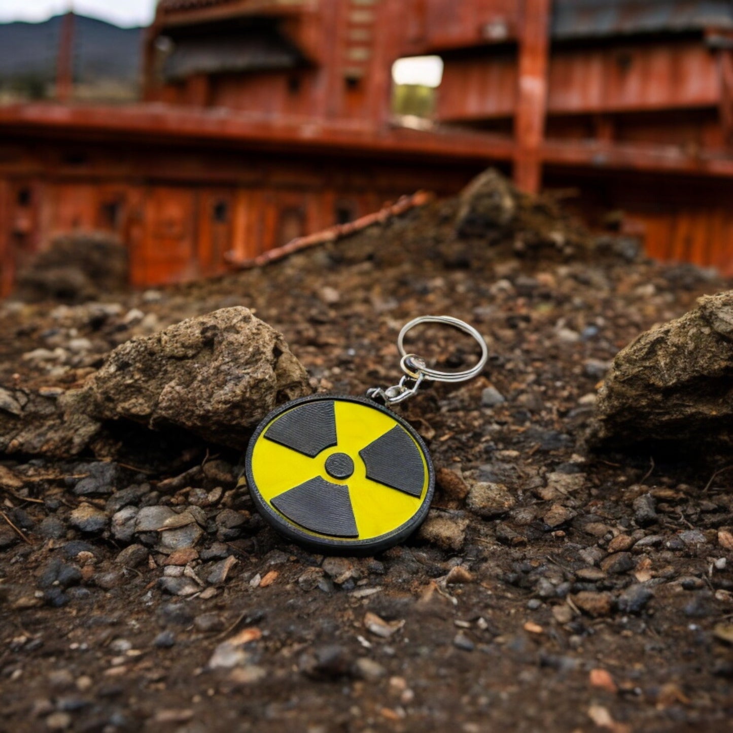 Radioactive Keychain