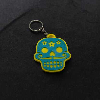 Sugar Skull Keychain