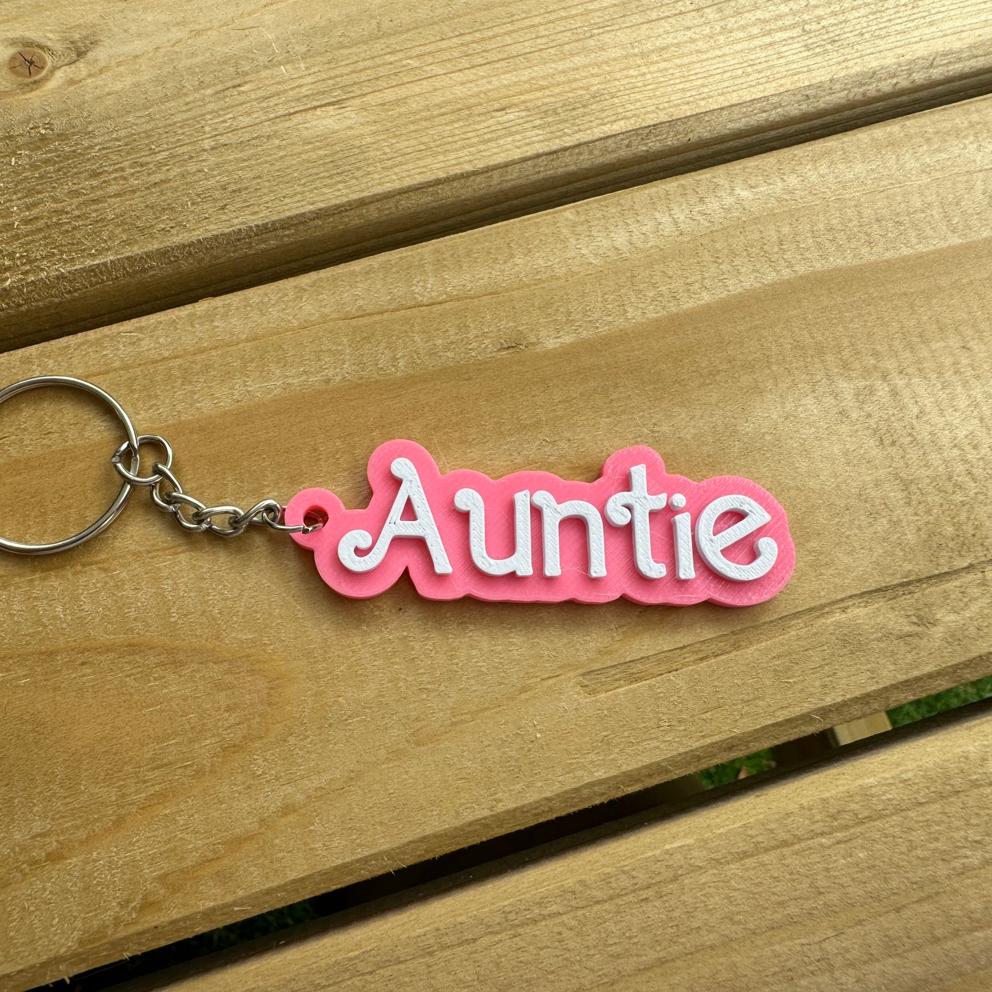 Barbie Inspired Personalised Keychain