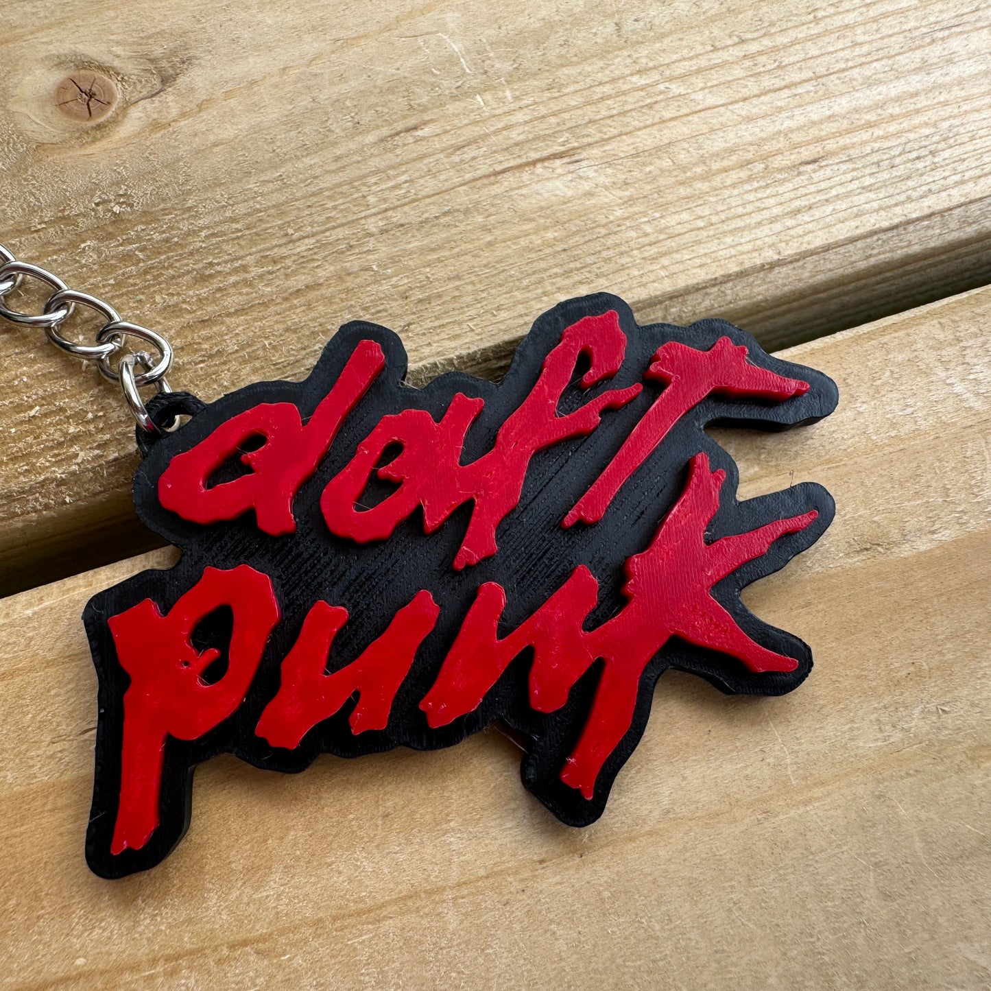 Daft Punk Keychain