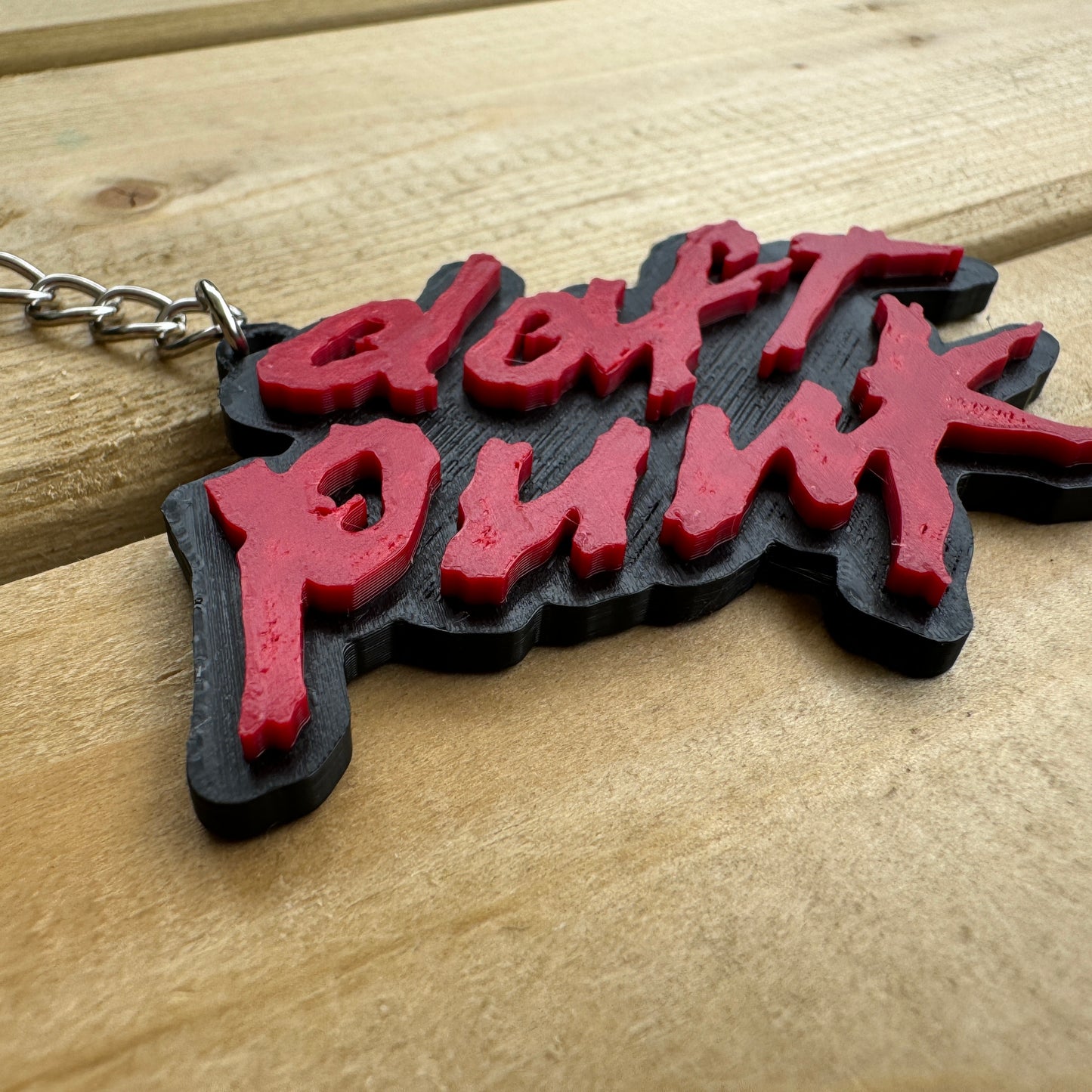 Daft Punk Keychain