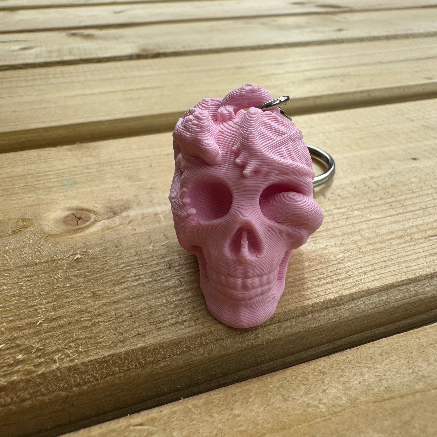 Skull & Dragon Keychain