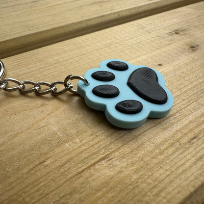 Paw Print Keychain