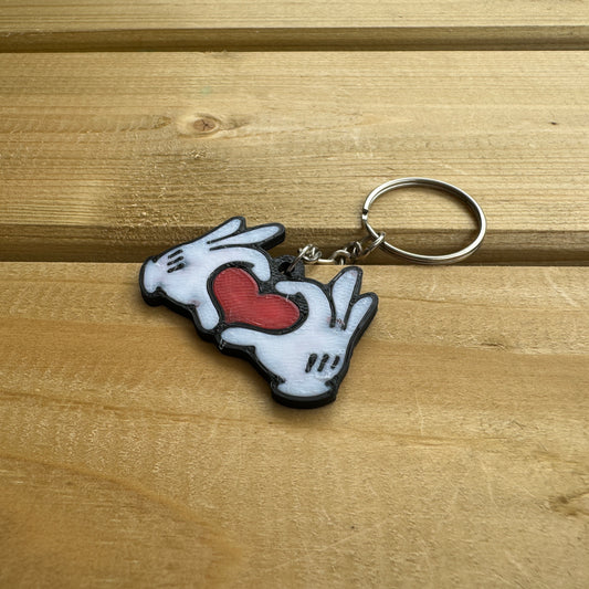 Heart Hands Keychain